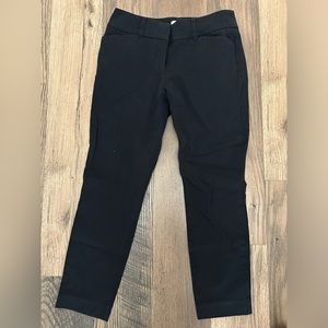Loft Curvy Skinny Black Dress Pant